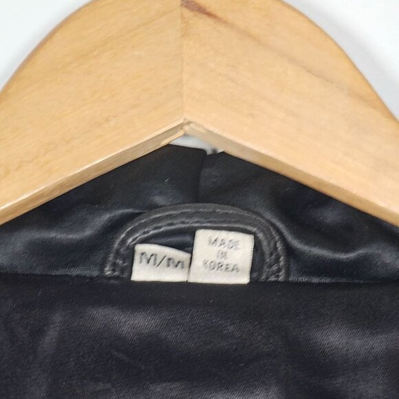 Andrew Marc Addition Geniune Leather Hoodie Jacket‎ Full Zip Brown Men's Medium - Picture 4 of 14